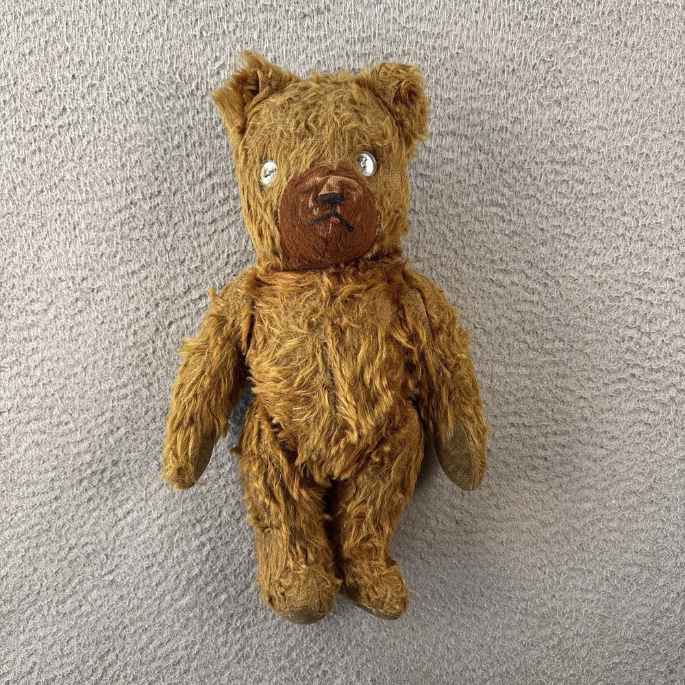 Antique‎ German (?) Teddy Bear 15" Golden Mohair Fully Jointed 1920s